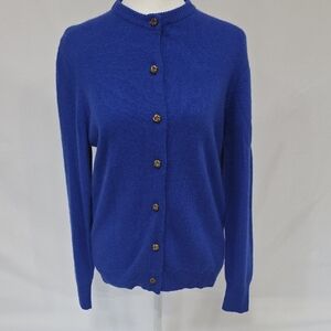 Neiman Marcus Vintage Royal Blue Women's Cashmere Sweater
